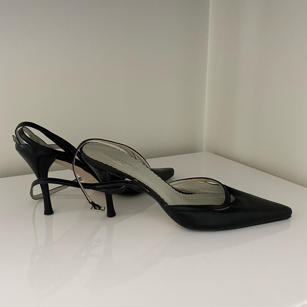 BCBG Woman Heel Sandals Black